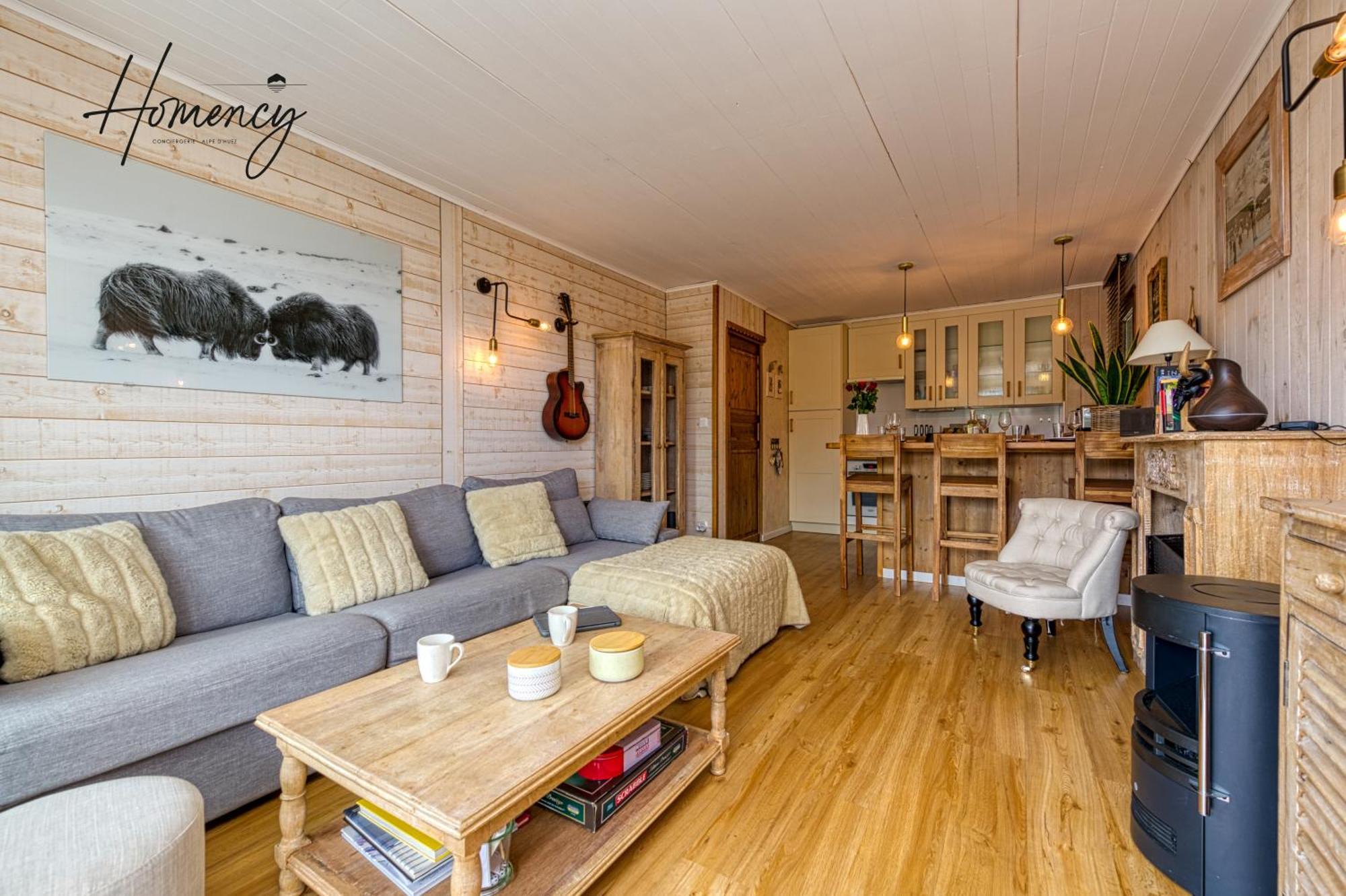 Homency - Residence Helios G1 Alpe d'Huez Eksteriør billede